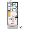 グラン　シャルールK 1Rの間取り