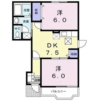 間取図 ラシーヌ