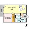 グラン　ボナール 1LDKの間取り
