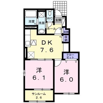 間取図 インフィニティ　I