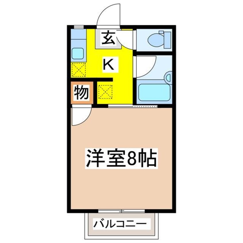 間取図 カルチェラタンA