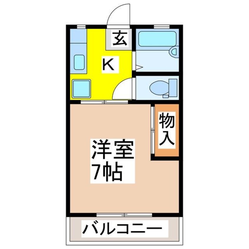 間取図 コーポサンピア　A棟