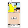 アルカディアI 1Kの間取り