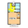 サンシティ長岡 1Kの間取り
