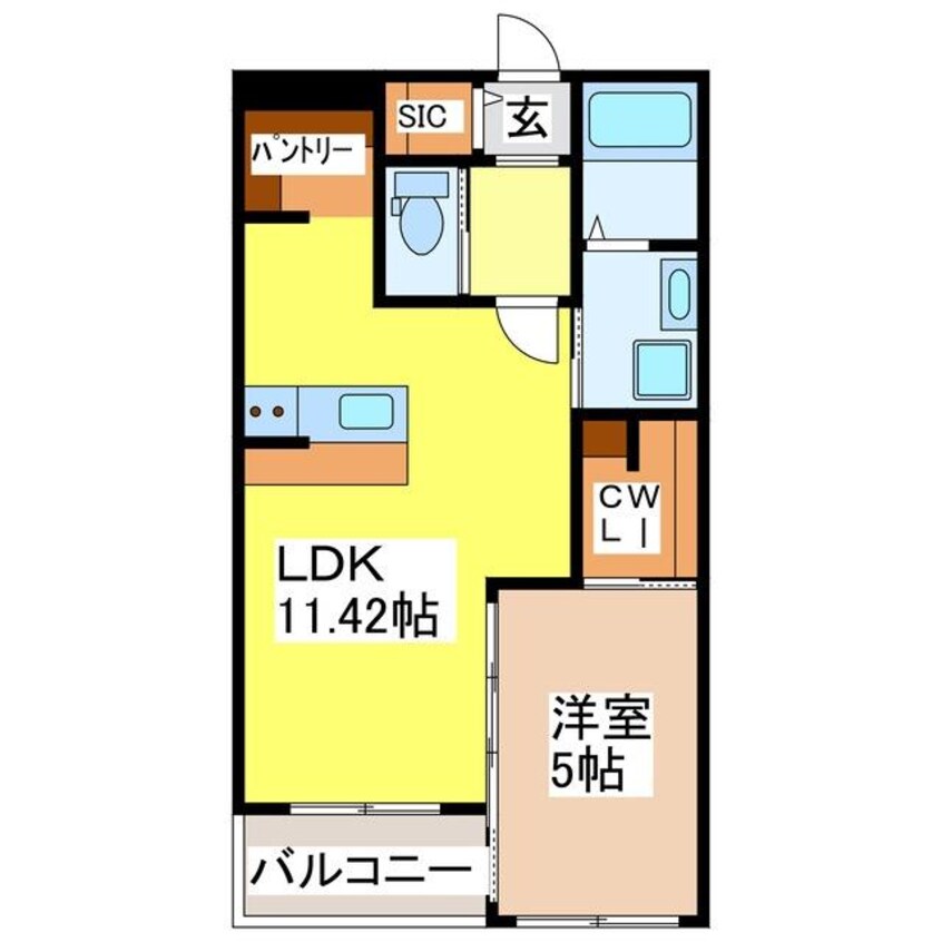 間取図 ラスヴェール西条