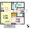 D-room Misonou 1LDKの間取り