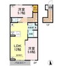 D-ROOM八本松東 2LDKの間取り