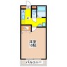 アルカディアIII 1Kの間取り