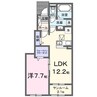 ファミリアメゾン　II 1LDKの間取り