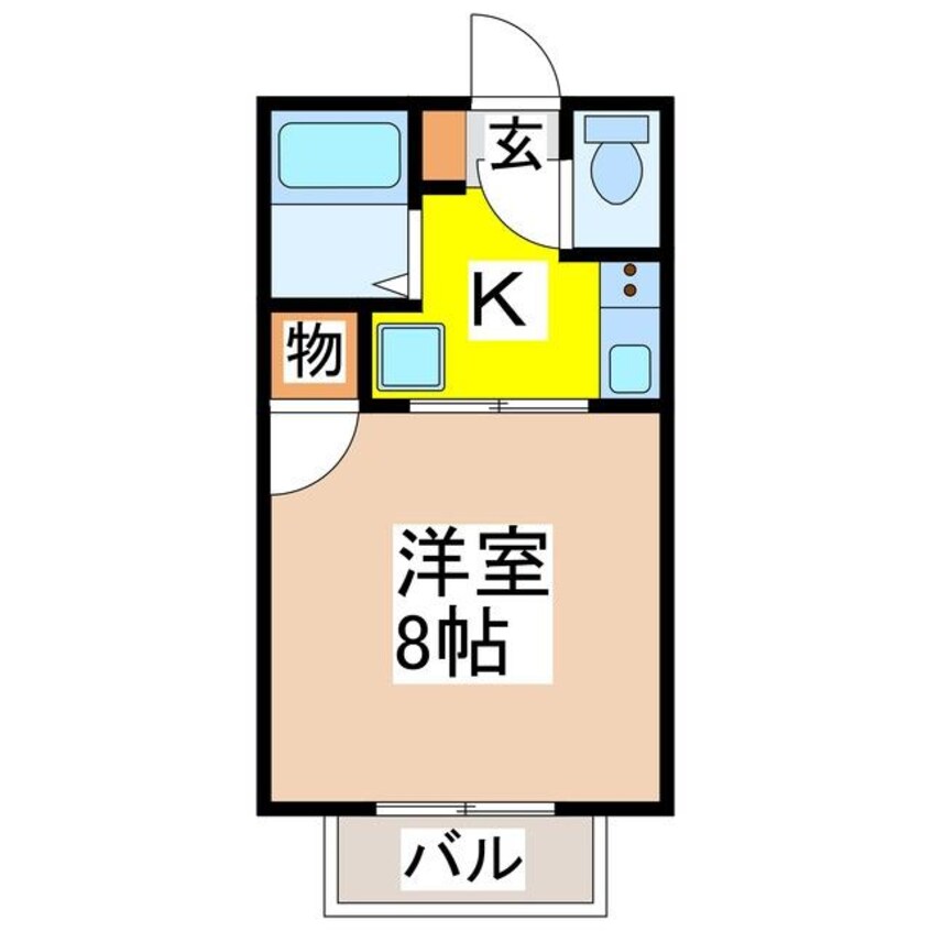 間取図 コーポ上丸