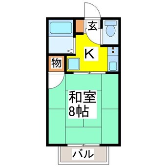 間取図 コーポ上丸