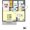 【新築】サンフィットA棟 1LDKの間取り