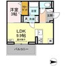 【新築】サンフィットA棟 1LDKの間取り