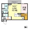 【新築】サンフィットA棟 1LDKの間取り