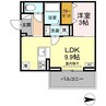【新築】サンフィットA棟 1LDKの間取り