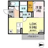 【新築】サンフィットA棟 1LDKの間取り