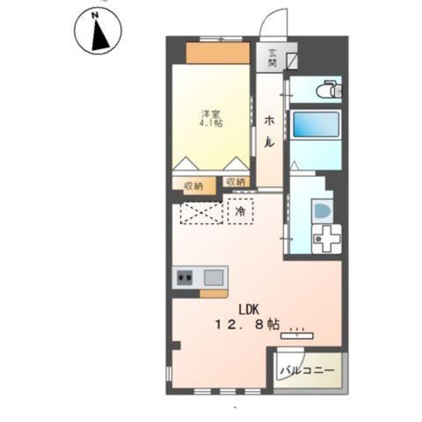 間取図 アリエス八本松