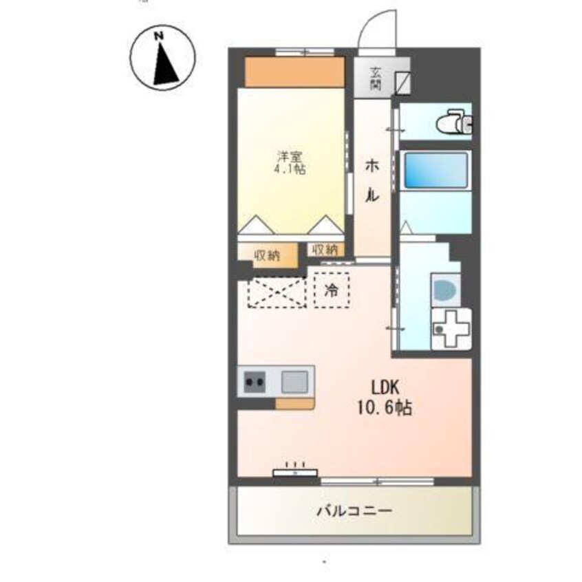 間取図 アリエス八本松