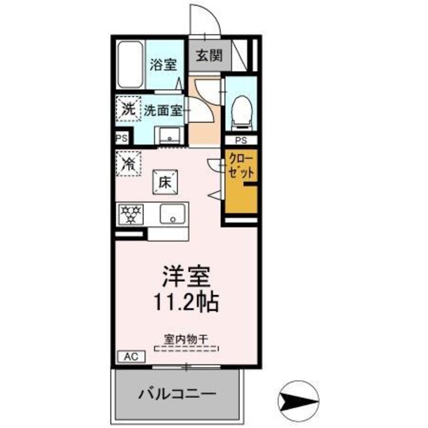 間取図 グレイスガーデンA