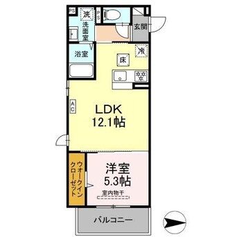 間取図 グレイスガーデンA