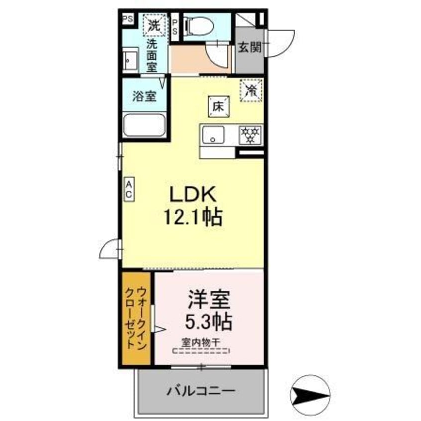 間取図 グレイスガーデンA