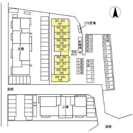 配置図 グレイスガーデンA