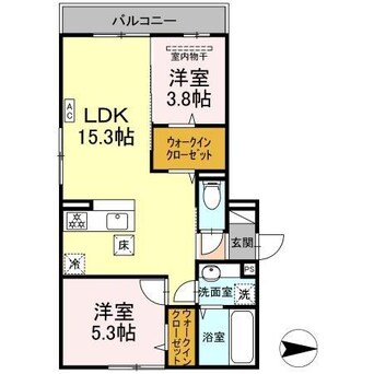 間取図 グレイスガーデンB