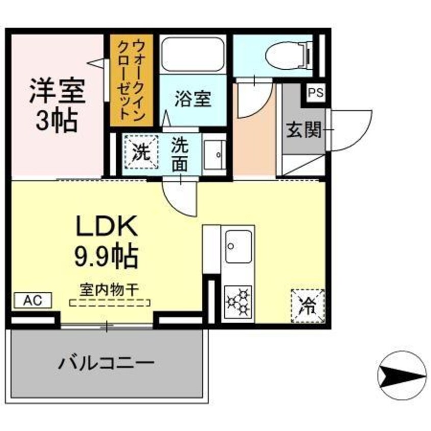 間取図 グレイスガーデンB