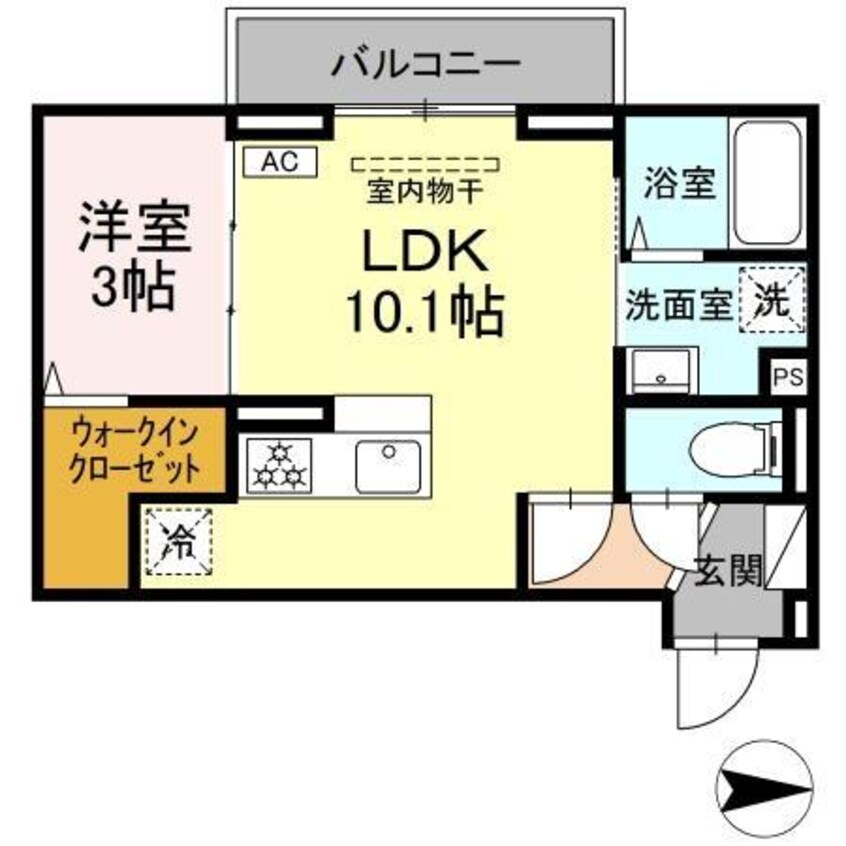 間取図 グレイスガーデンB