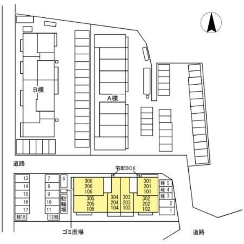 配置図 グレイスガーデンC