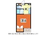 奥羽本線・山形線/山形駅 徒歩15分 2階 築35年 1Kの間取り