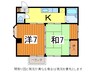 奥羽本線・山形線/山形駅 徒歩9分 3階 築30年 2Kの間取り
