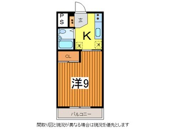 間取図 奥羽本線・山形線/山形駅 バス10分山大前下車:停歩3分 1階 築35年