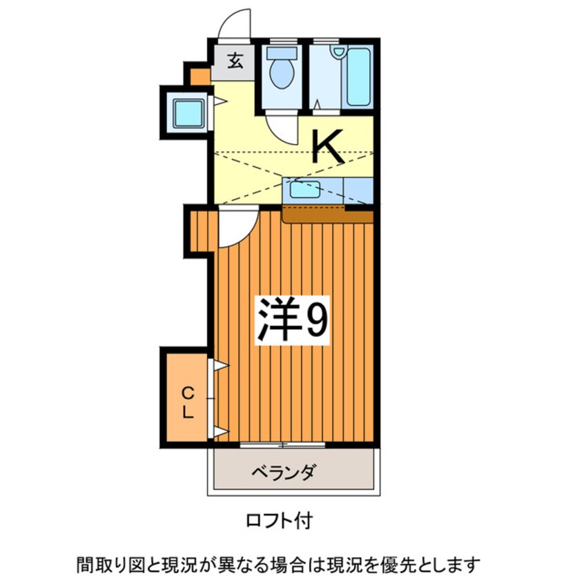 間取図 奥羽本線・山形線/山形駅 徒歩10分 2階 築27年