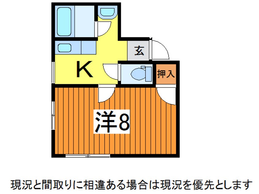 間取図 奥羽本線・山形線/山形駅 バス8分あこや町下車:停歩5分 2階 築31年