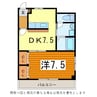 奥羽本線・山形線/山形駅 徒歩15分 3階 築19年 1DKの間取り