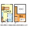 奥羽本線・山形線/山形駅 バス:8分:停歩3分 1-2階 築18年 1LDKの間取り