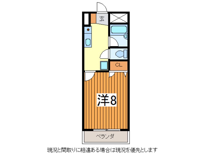 間取図 奥羽本線・山形線/山形駅 バス20分桜田西下車:停歩4分 3階 築25年