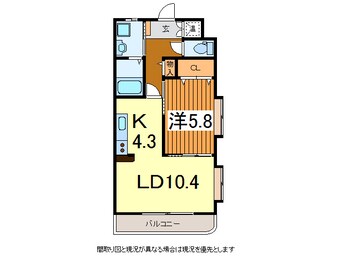 間取図 奥羽本線・山形線/山形駅 バス9分山交バス　山大前下車:停歩4分 1階 築15年