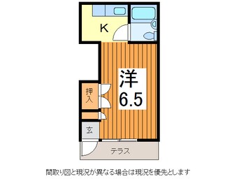 間取図 奥羽本線・山形線/山形駅 徒歩5分 1階 築36年