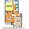 奥羽本線・山形線/山形駅 バス:9分:停歩4分 1階 築30年 2DKの間取り