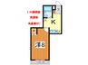 奥羽本線・山形線/山形駅 徒歩25分 2階 築28年 1Kの間取り