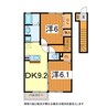 奥羽本線・山形線/山形駅 バス:19分:停歩6分 2階 築11年 2DKの間取り