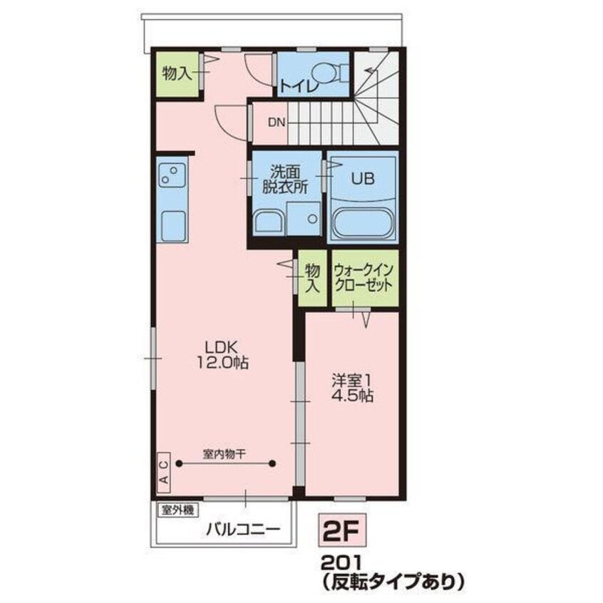 間取図 Tres　Tesouros桑折