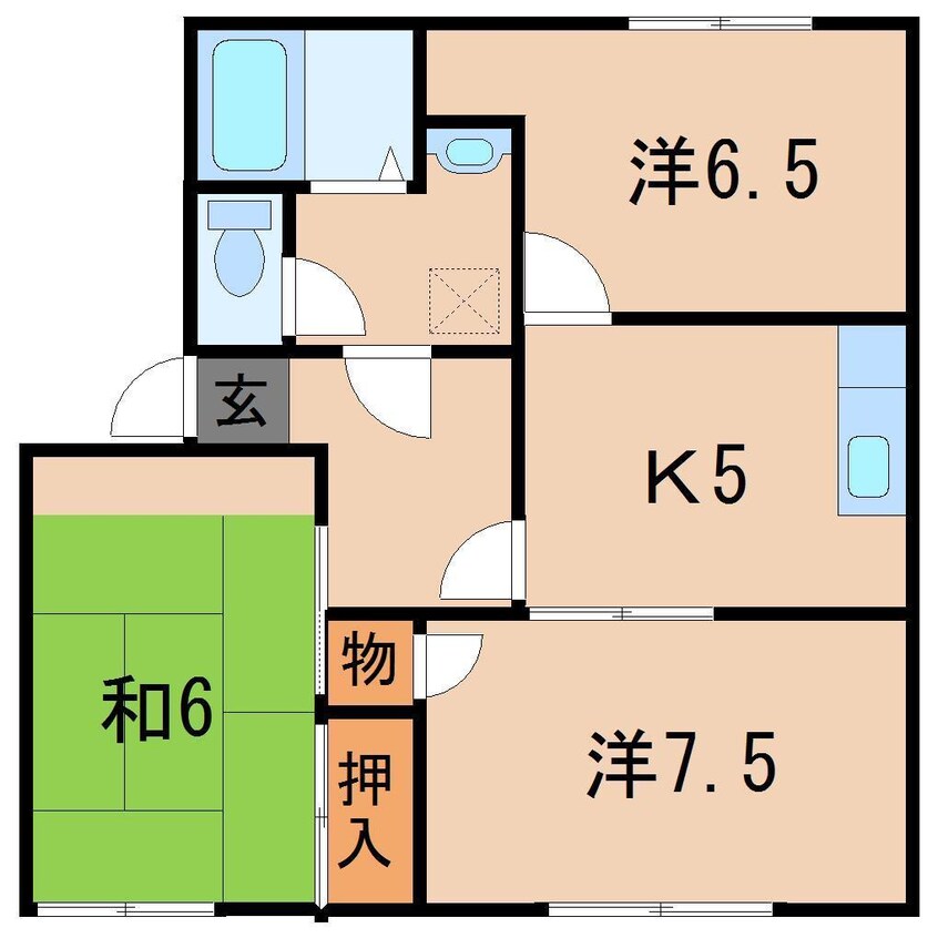 間取図 グランドールＣ