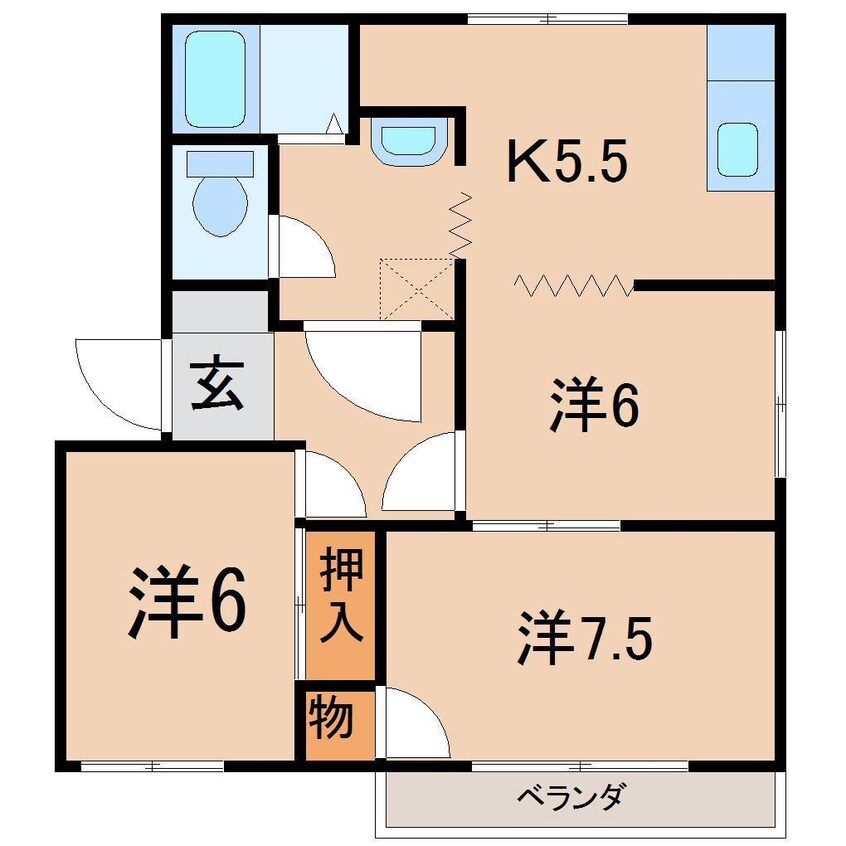 間取図 グランドールＣ