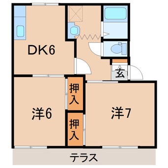 間取図 グランドールＤ