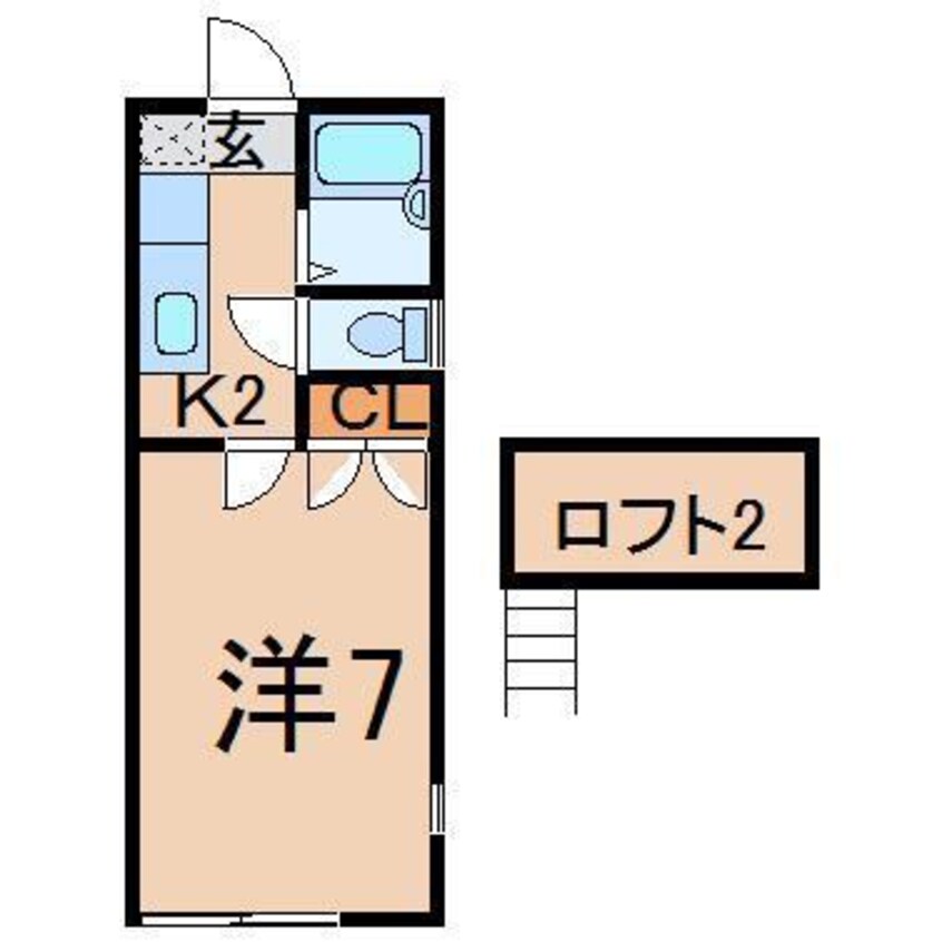 間取図 ＰＷ-ＨＡＲＡＧＩＷＡ