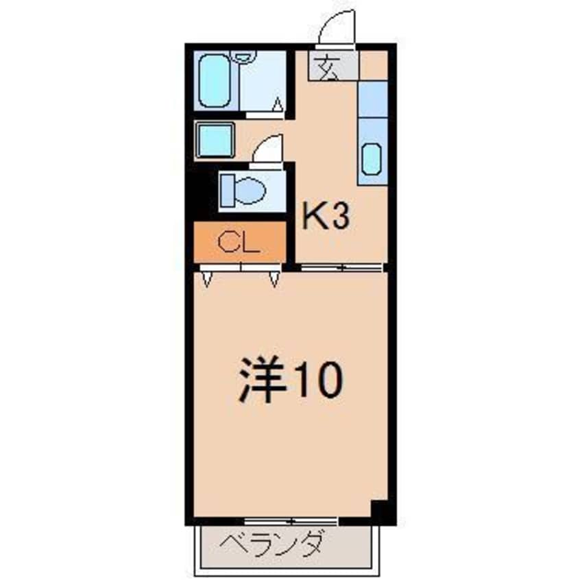 間取図 メゾン東浜