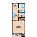 コーポ金子Ａの間取図